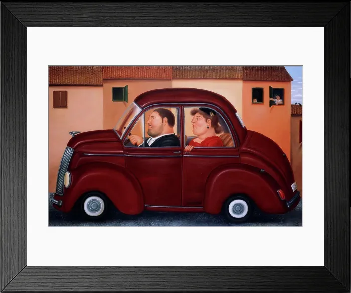 Framed Print : The Rich. Fernando Botero (B.1932). Oil on canvas. Painted in 1986. 127 x 198cm Framed Print : The Rich. Fernando Botero (B.1932). Oil on canvas. Painted in 1986. 127 x 198cm