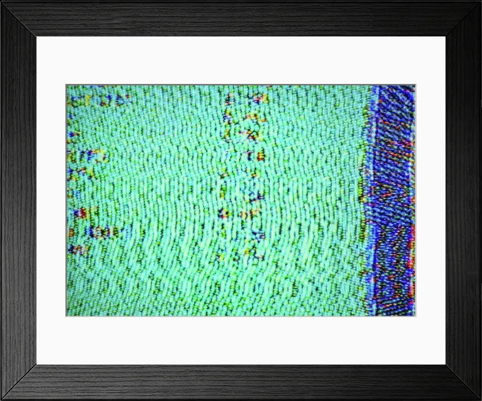 Framed Print : Close-up of television static Framed Print : Close-up of television static