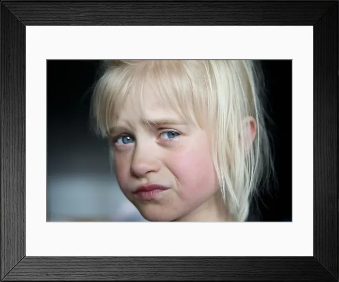 Framed Print : Portrait of a Scandinavian girl, Sweden Framed Print : Portrait of a Scandinavian girl, Sweden