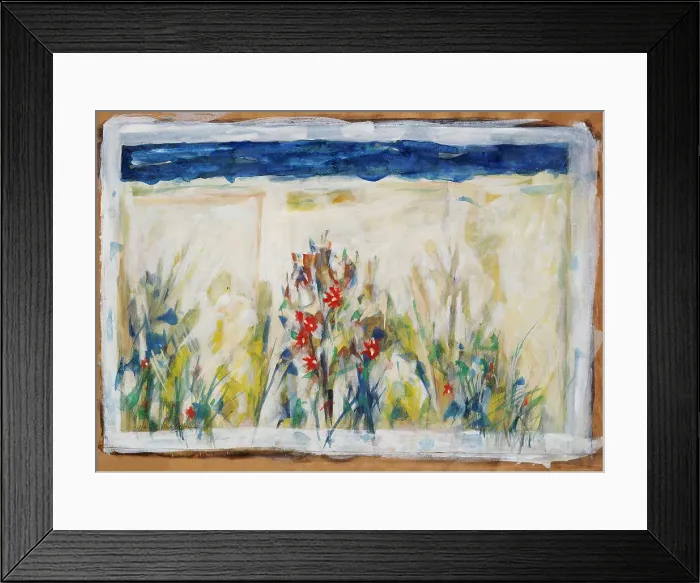 Framed Print : Verge Landscape Early 1980's Hamish MacEwan (20th C. American)