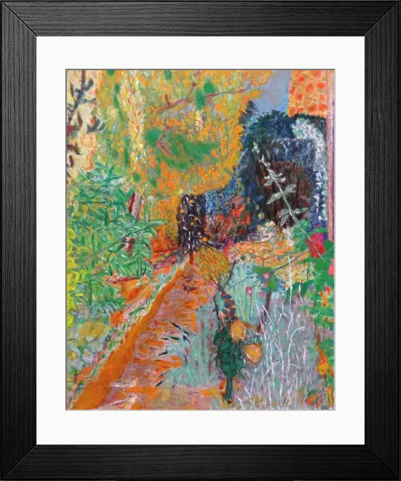 Framed Print : Le Jardin au Cannet by Pierre Bonnard (1867-1947)