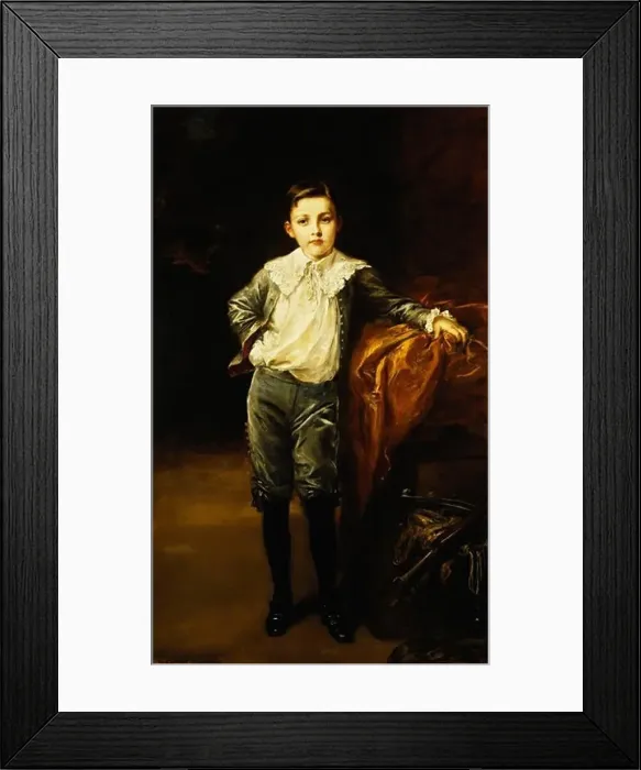 Framed Print : Portrait of a Master Eckstein, Standing full length Framed Print : Portrait of a Master Eckstein, Standing full length