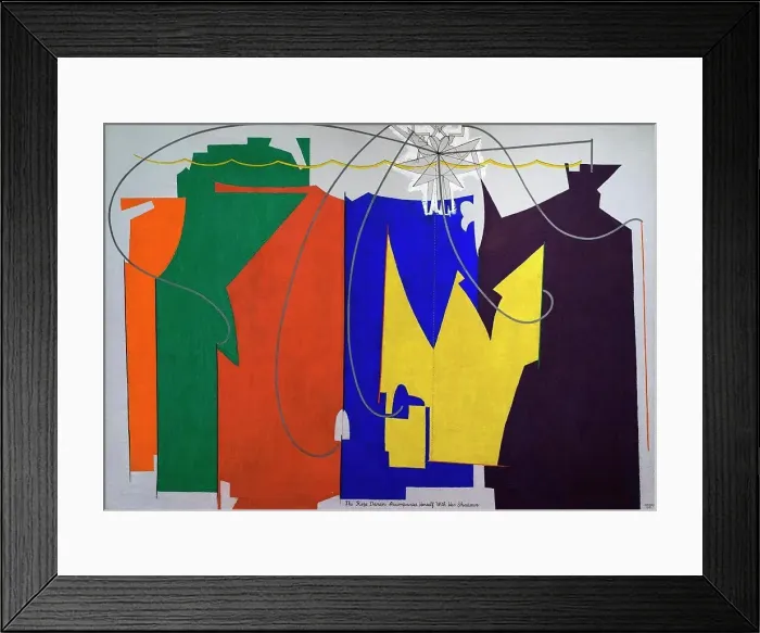 Framed Print : The Rope Dancer Accompanies Herself with Her Shadows 1916 Oil on canvas Man Ray; American; 1890-1976 Framed Print : The Rope Dancer Accompanies Herself with Her Shadows 1916 Oil on canvas Man Ray; American; 1890-1976