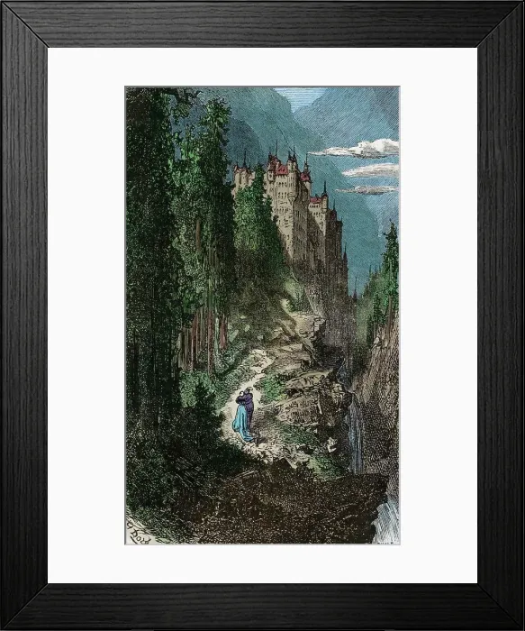 Framed Print : The wonderful cadet castle on Isle-Adam