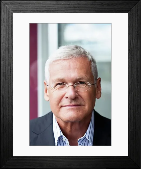 Framed Print : Senior Businessman Portrait Framed Print : Senior Businessman Portrait