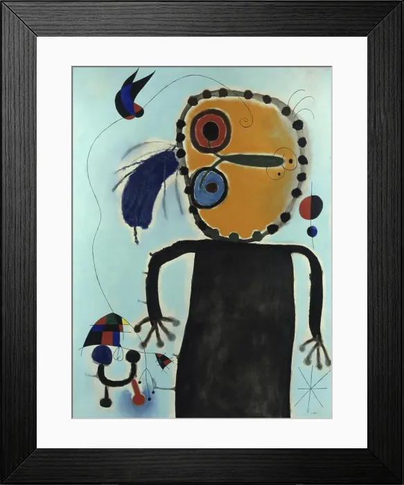 Framed Print : Le Disque Rouge la Poursuite de l'Alouette 1953, Joan Miro (1893-1983 / Spanish) Oil on canvas on panel Framed Print : Le Disque Rouge la Poursuite de l'Alouette 1953, Joan Miro (1893-1983 / Spanish) Oil on canvas on panel