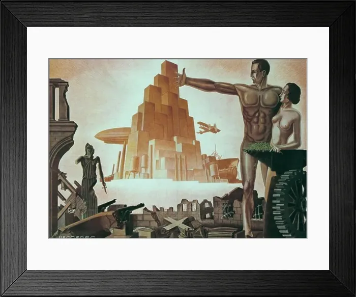 Framed Print : VisiÑn Futura (Future vision). Poster by Enrique Herreros Framed Print : VisiÑn Futura (Future vision). Poster by Enrique Herreros