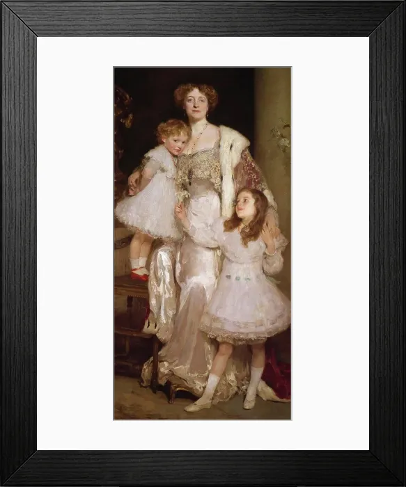 Framed Print : Portrait of Violet, Lady Melchett