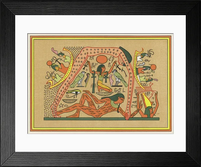 Framed Print : An Egyptian view of Creation - Geb Framed Print : An Egyptian view of Creation - Geb