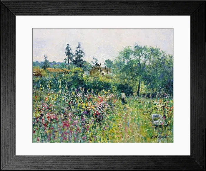Framed Print : Ryecroft Allotments, View To Charlton Kings Framed Print : Ryecroft Allotments, View To Charlton Kings