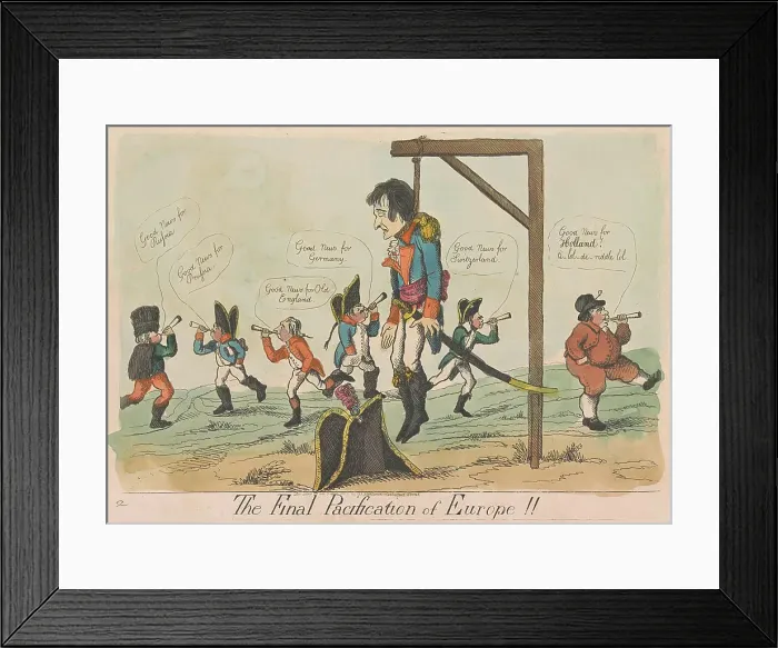 Framed Print : Finally peace in Europe, 1803; THE FINAL PACIFICATION OF EUROPE !! Framed Print : Finally peace in Europe, 1803; THE FINAL PACIFICATION OF EUROPE !!