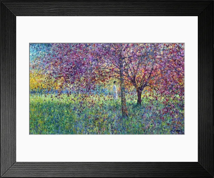 Framed Print : England, Gloucestershire, Orchard in Spring colors Framed Print : England, Gloucestershire, Orchard in Spring colors