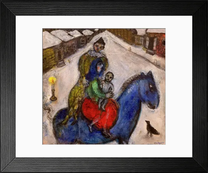 Framed Print : The Flight into Egypt, Marc Chagall, 1944, Indianapolis Museum of Art, Indianapolis, Indiana, USA, North America Framed Print : The Flight into Egypt, Marc Chagall, 1944, Indianapolis Museum of Art, Indianapolis, Indiana, USA, North America