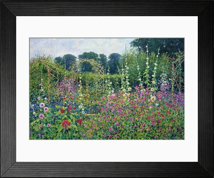 Framed Print : Vegetable Gardens, Trellis Work 1994 Charles Neal (b.1951 / British) Oil on canvas Framed Print : Vegetable Gardens, Trellis Work 1994 Charles Neal (b.1951 / British) Oil on canvas