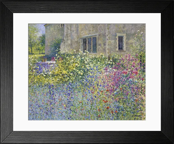 Framed Print : Lock Farm, Border Composition (Morning, June) Charles Neal (b.1951 / British) Oil on canvas Framed Print : Lock Farm, Border Composition (Morning, June) Charles Neal (b.1951 / British) Oil on canvas