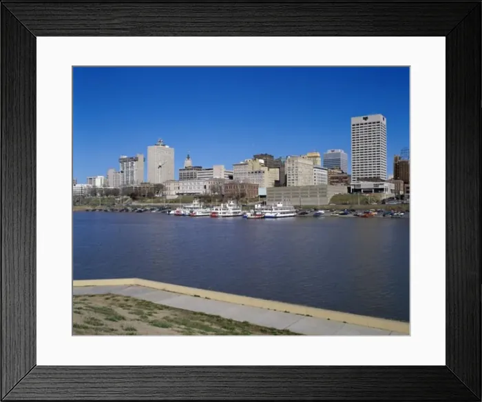 Framed Print : City on the waterfront, Memphis, Tennessee, USA Framed Print : City on the waterfront, Memphis, Tennessee, USA