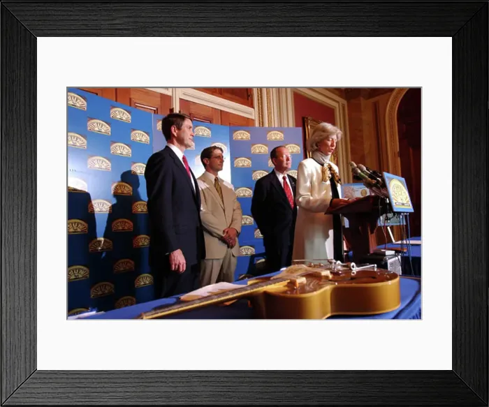 Framed Print : Secretary Gale Norton speaking Framed Print : Secretary Gale Norton speaking