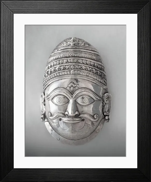 Framed Print : Mask of Shiva. India, Maharashtra or Karnataka