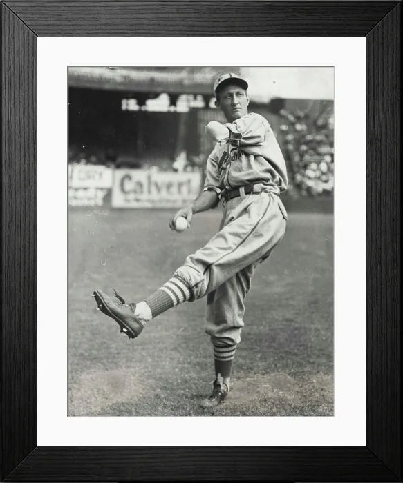 Framed Print : Cardinals One Armed Practice Pitcher In Action -- Orville Paul Framed Print : Cardinals One Armed Practice Pitcher In Action -- Orville Paul