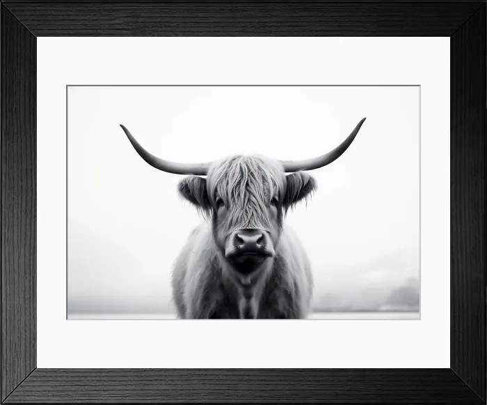 Framed Print : Cow bull horn mammal scotland farming animals portrait cattle nature wild Framed Print : Cow bull horn mammal scotland farming animals portrait cattle nature wild