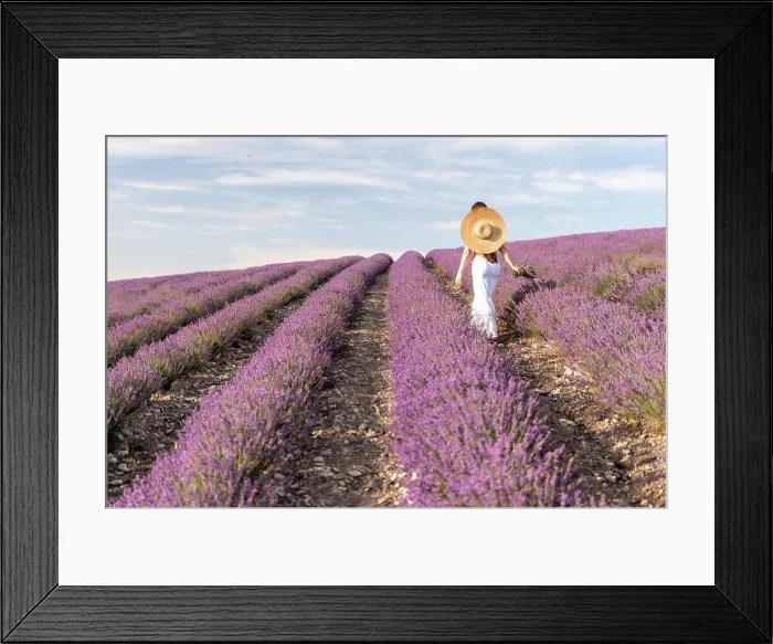 Framed Print : Close up portrait of happy young brunette woman in white dress Framed Print : Close up portrait of happy young brunette woman in white dress