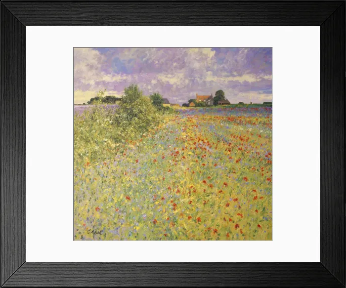 Framed Print : Downs Farm, Batsford, Gloucestershire 1994 Charles Neal (b.1951 / British) Oil on canvas Framed Print : Downs Farm, Batsford, Gloucestershire 1994 Charles Neal (b.1951 / British) Oil on canvas