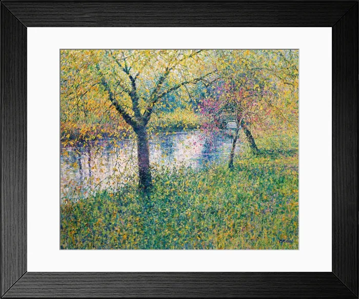 Framed Print : The Lily Pond, Autumn Tints-Morning, October 2004 Charles Neal (b.1951 / British) Oil on canvas Framed Print : The Lily Pond, Autumn Tints-Morning, October 2004 Charles Neal (b.1951 / British) Oil on canvas