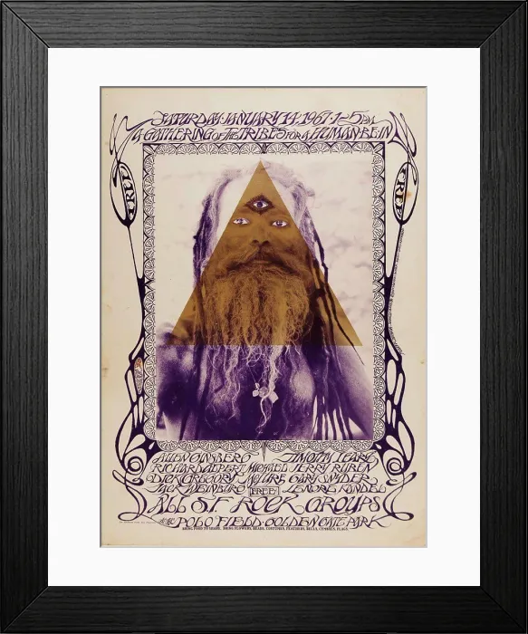 Framed Print : A Gathering of the Tribes for a Human Be In Framed Print : A Gathering of the Tribes for a Human Be In