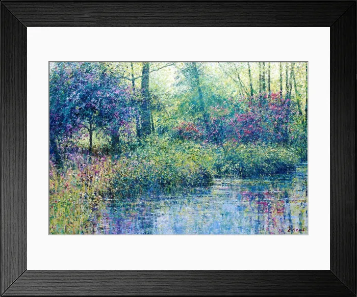 Framed Print : The Bog Garden-Morning, June 2004 Charles Neal (b.1951 / British) Oil on canvas Framed Print : The Bog Garden-Morning, June 2004 Charles Neal (b.1951 / British) Oil on canvas