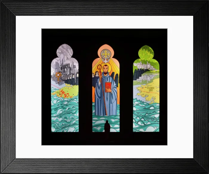 Framed Print : Ireland, Co.Galway, Kylemore Abbey