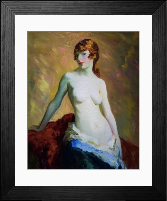Framed Print : The Young Girl; 1915; Oil on canvas Robert Cozad Henri; American; 1865-1929 Framed Print : The Young Girl; 1915; Oil on canvas Robert Cozad Henri; American; 1865-1929