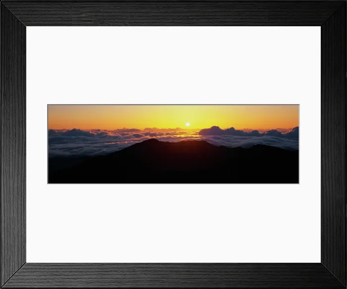 Framed Print : This is sunrise from Haleakala Volcano Summit located at Haleakala National Park Framed Print : This is sunrise from Haleakala Volcano Summit located at Haleakala National Park