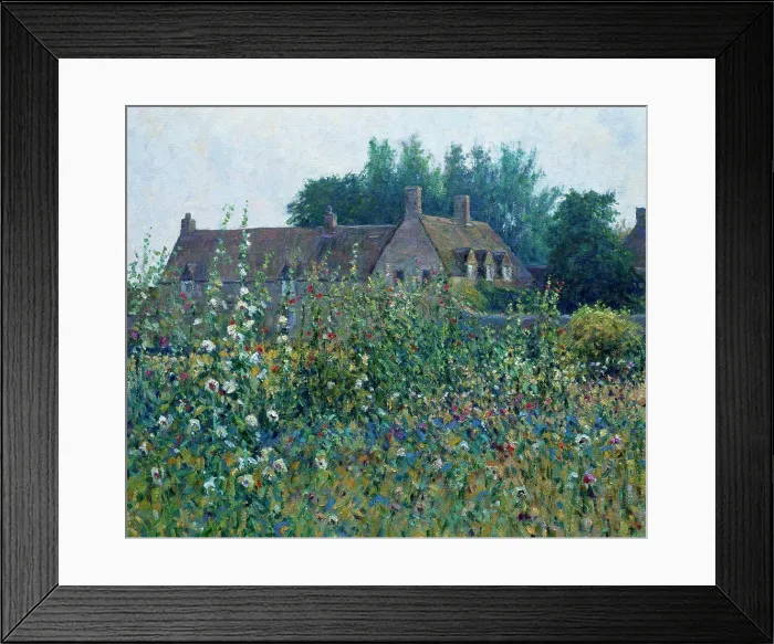 Framed Print : South Cerney Allotment, South Cerney, Gloucestershire 1994 Charles Neal (b.1951 / British) Oil on canvas Framed Print : South Cerney Allotment, South Cerney, Gloucestershire 1994 Charles Neal (b.1951 / British) Oil on canvas