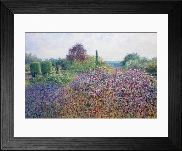 Framed Print : The Upper Terrace, Cotswold Farm Framed Print : The Upper Terrace, Cotswold Farm