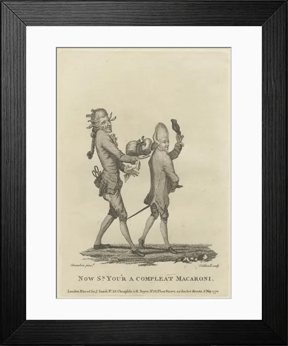 Framed Print : Print made by James Caldwall, 1739-1819 Framed Print : Print made by James Caldwall, 1739-1819