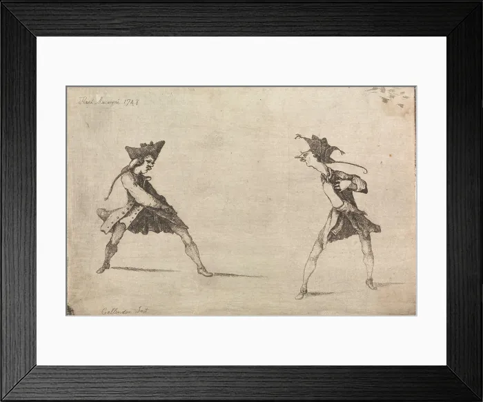 Framed Print : Flash Maccaroni, Print made by Callender Framed Print : Flash Maccaroni, Print made by Callender