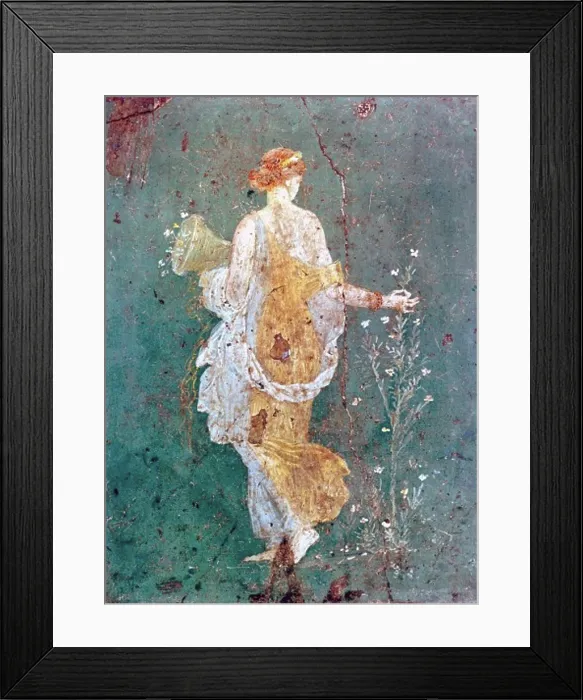 Framed Print : fine arts, ancient world, Roman Empire, fresco, Pompeii, 'Spring', National Museum, Napoli Framed Print : fine arts, ancient world, Roman Empire, fresco, Pompeii, 'Spring', National Museum, Napoli