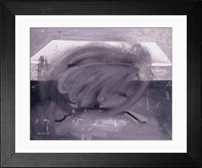 Framed Print : Table; Tisch. Gerhard Richter (b.1932). Oil on canvas. Signed and dated 1962. 90 x 114cm Framed Print : Table; Tisch. Gerhard Richter (b.1932). Oil on canvas. Signed and dated 1962. 90 x 114cm