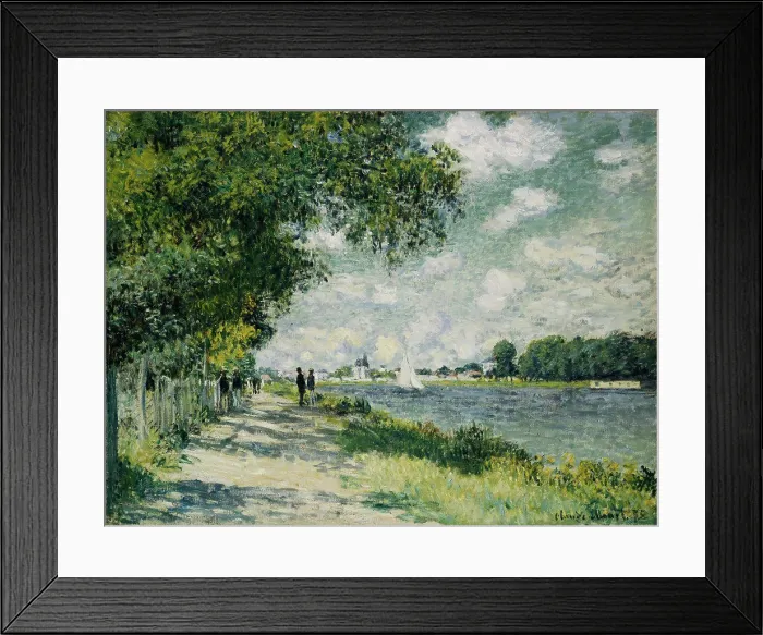 Framed Print : The Seine At Argenteuil. La Seine A Argenteuil. Claude Monet (1840-1926). Oil On Canvas, 1875 Framed Print : The Seine At Argenteuil. La Seine A Argenteuil. Claude Monet (1840-1926). Oil On Canvas, 1875