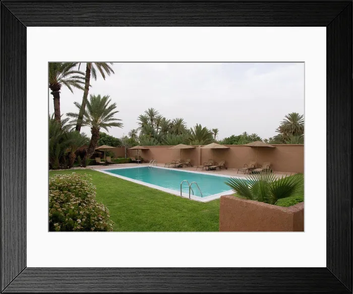 Framed Print : Swimming pool of riad, Ouarzazate, Morocco Framed Print : Swimming pool of riad, Ouarzazate, Morocco