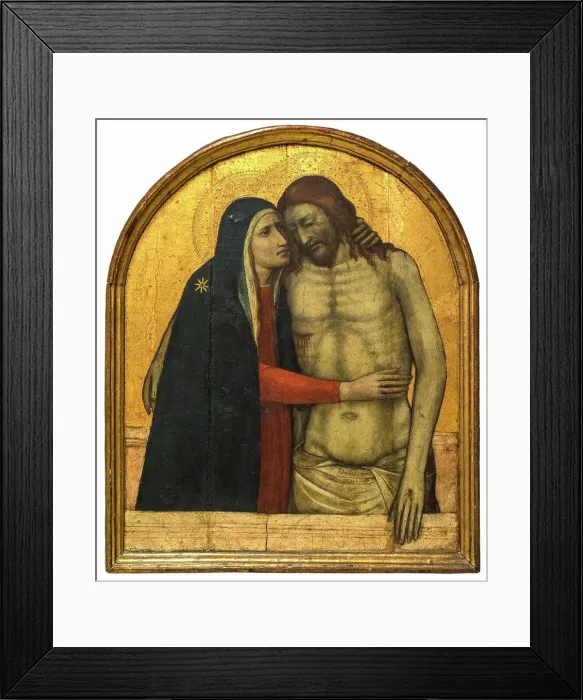Framed Print : 'Christ in the Tomb and the Virgin 1377 Tempera and tooled gold on panel by Niccolò di Pietro Gerini Framed Print : 'Christ in the Tomb and the Virgin 1377 Tempera and tooled gold on panel by Niccolò di Pietro Gerini