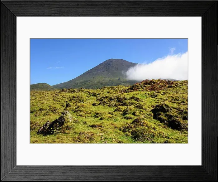 Framed Print : Mount Pico, Highlands, Pico, Azores, Portugal, Europe