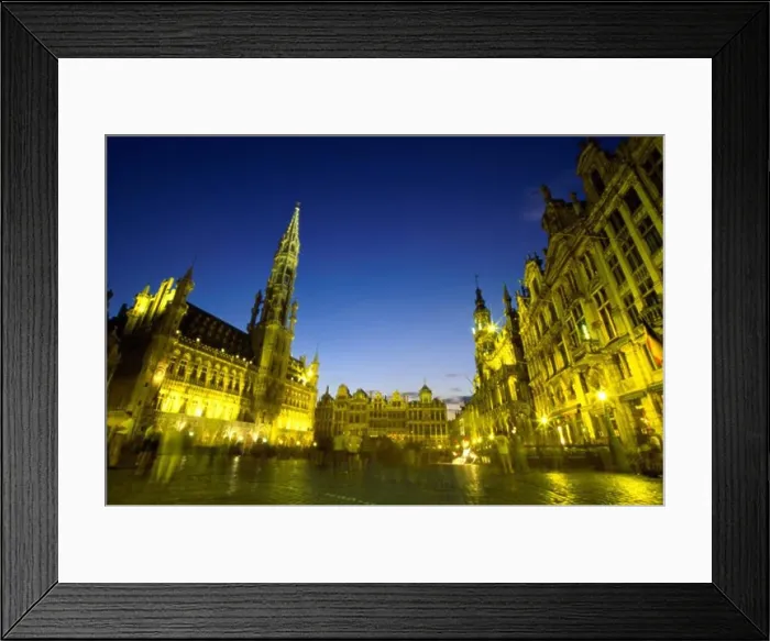 Framed Print : Grand Place Brussels Belgium Framed Print : Grand Place Brussels Belgium