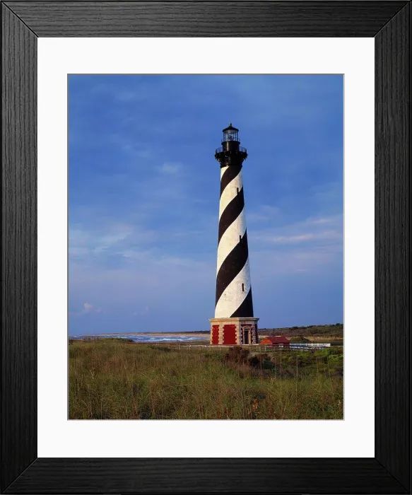 Framed Print : Cape Hatteras Lighthouse, built in 1870, Cape Hatteras National Seashore, North Carolina Framed Print : Cape Hatteras Lighthouse, built in 1870, Cape Hatteras National Seashore, North Carolina