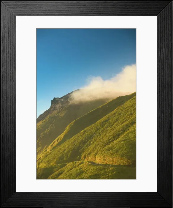 Framed Print : FRENCH WEST INDIES (FWI) Guadaloupe, Basse, Terre, LA SOUFRIERE: La Soufiere Volcano Landscape