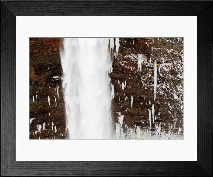Framed Print : Helmcken Falls Ice Climbing, British Columbia, Canada Framed Print : Helmcken Falls Ice Climbing, British Columbia, Canada