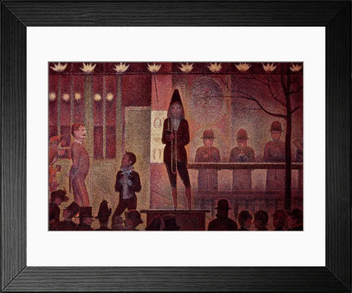 Framed Print : Parade 1887-88 Georges Seurat (1859-1891 French) Oil on canvas Framed Print : Parade 1887-88 Georges Seurat (1859-1891 French) Oil on canvas
