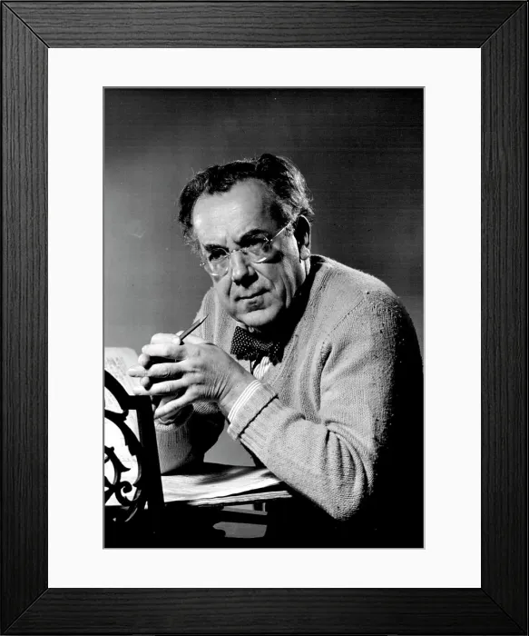 Framed Print : Karl RanklA recent portrait of the famous composer and conductor