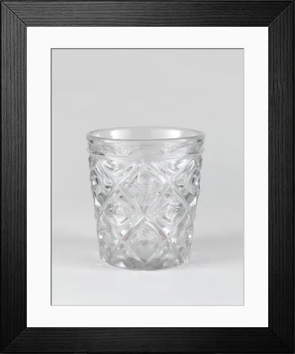 Framed Print : Tumbler 1850-60 Probably New England Glass Company With the development of new formulas and techniques Framed Print : Tumbler 1850-60 Probably New England Glass Company With the development of new formulas and techniques