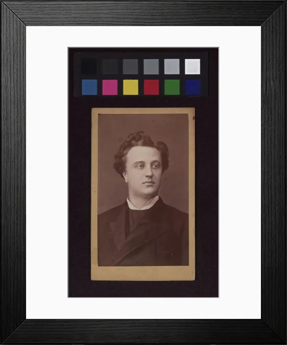 Framed Print : Karl Friedrich van Hell, actually Pfundheller -, actor, director, Medrey and Reharkof, Moscow, Photo Studio Framed Print : Karl Friedrich van Hell, actually Pfundheller -, actor, director, Medrey and Reharkof, Moscow, Photo Studio